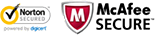 Norton Secured, and McAfee Secure