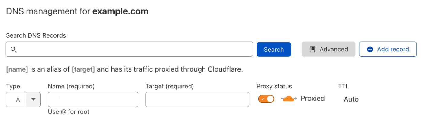 dns management for your domain