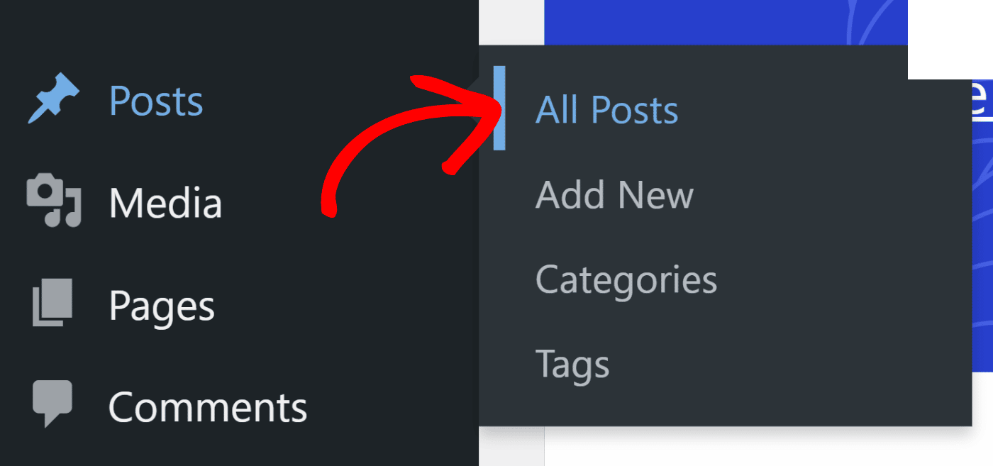 Add new post in WordPress