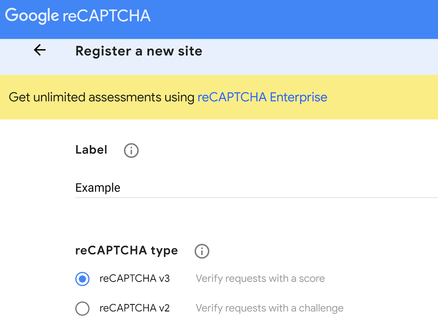 Google reCAPTCHA