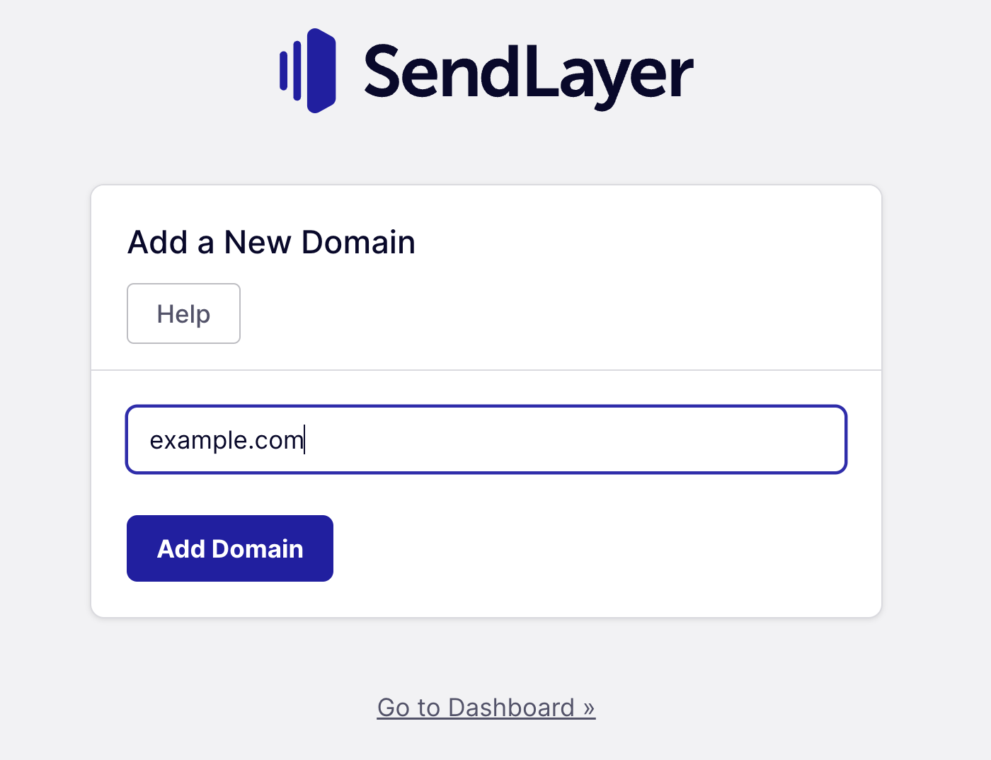 Add New Domain