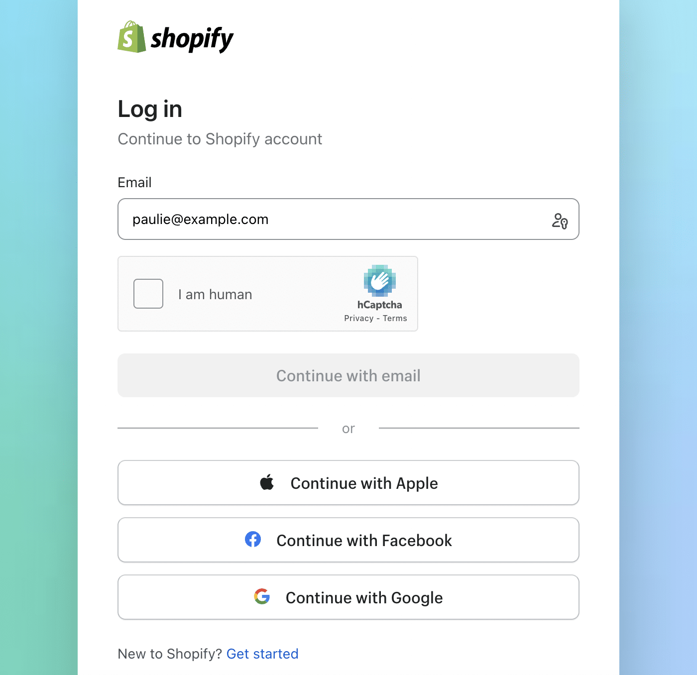 Log Into Shopify