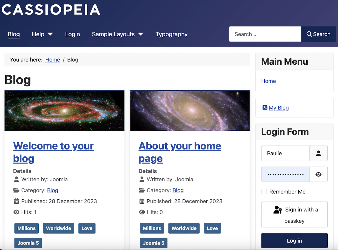 Joomla Blog