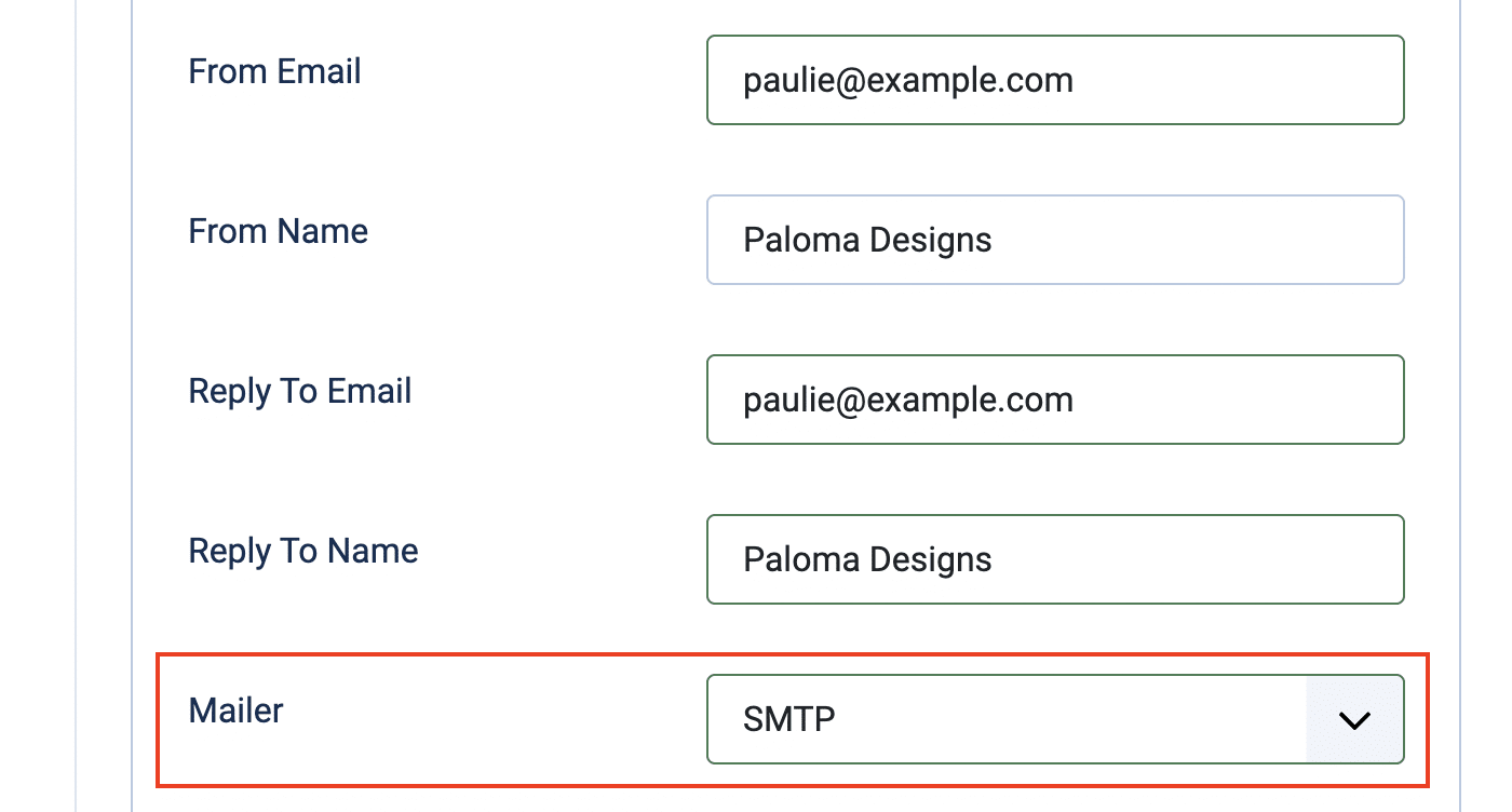 Joomla SMTP Email Settings