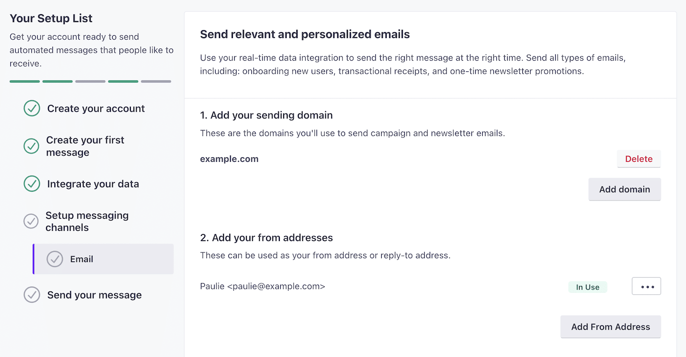 Set Up Email