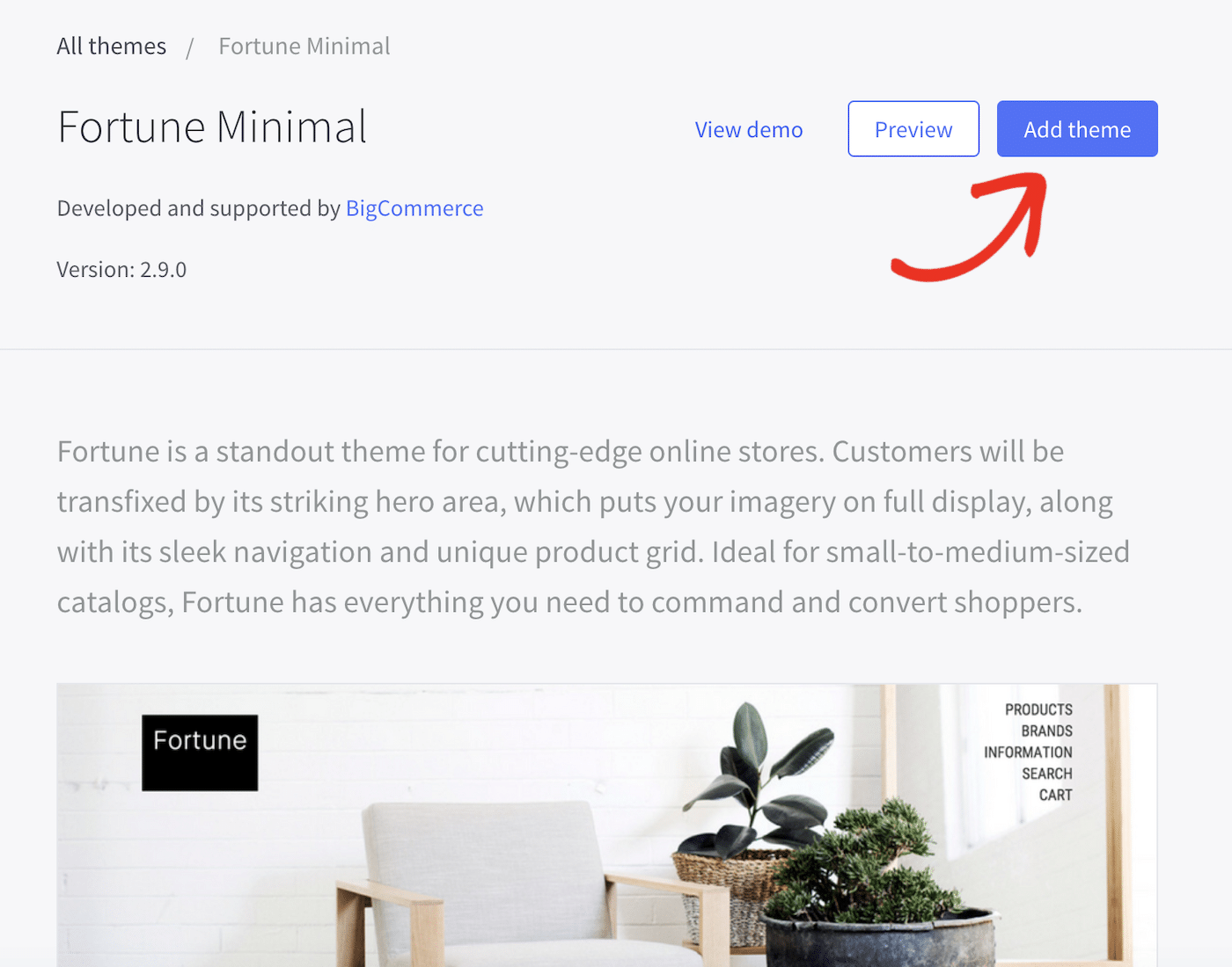 Add theme to BigCommerce Store