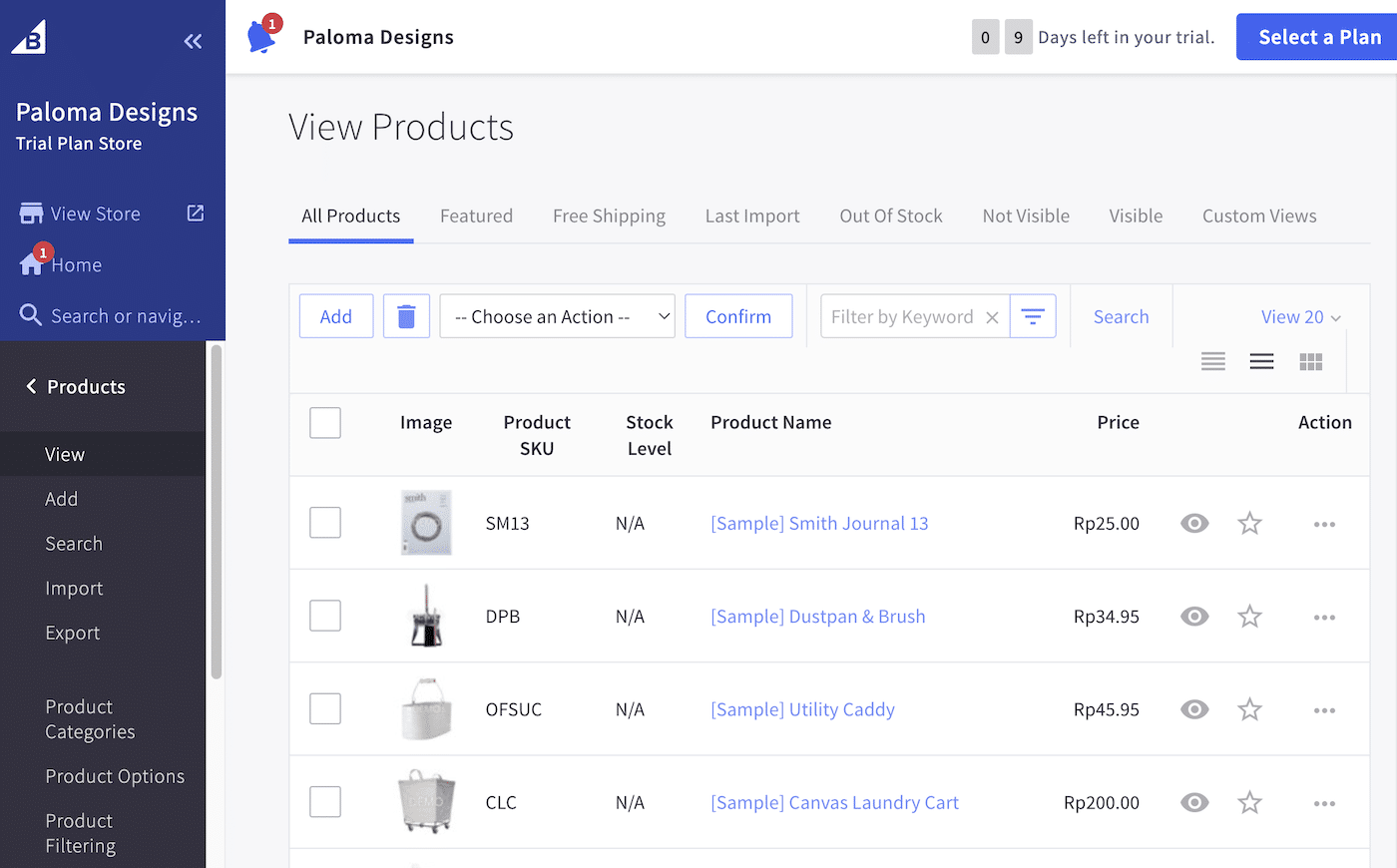 BigCommerce Products