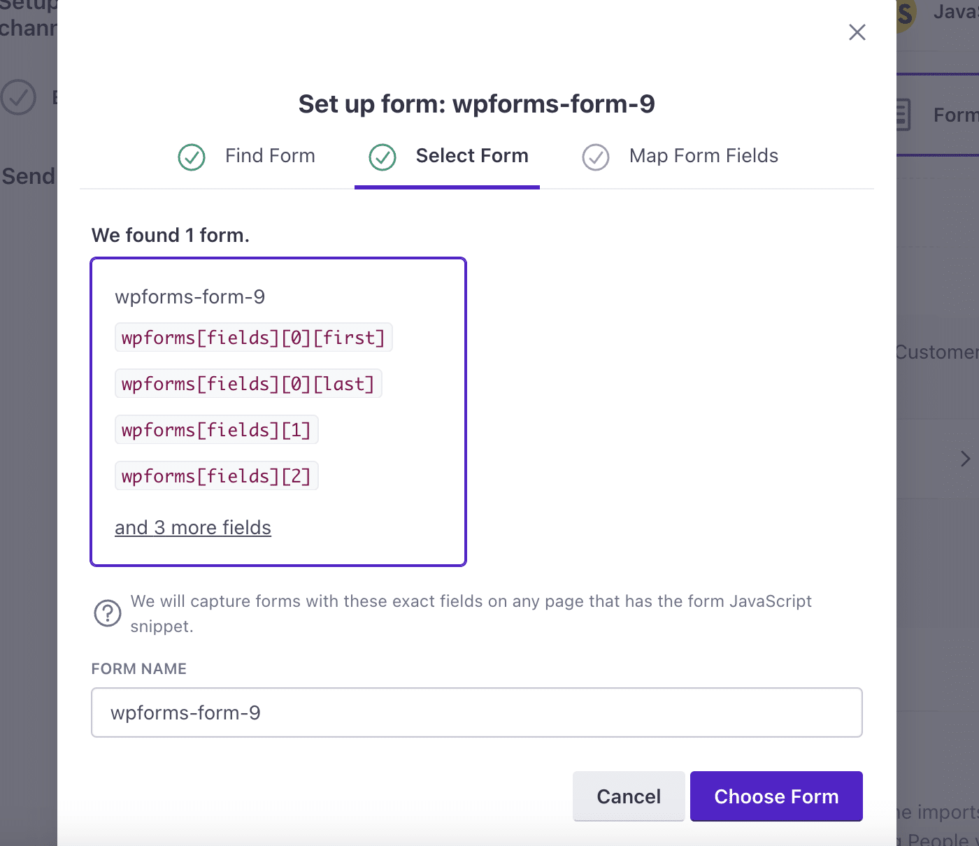 Choose Form