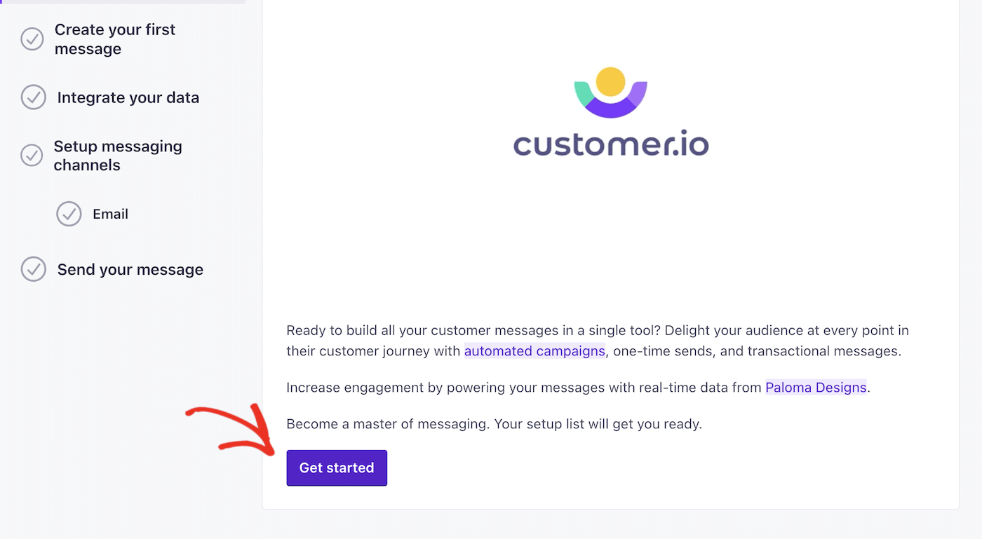 Get Started With Customer.io