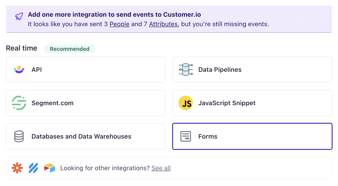 Data Integration with Forms