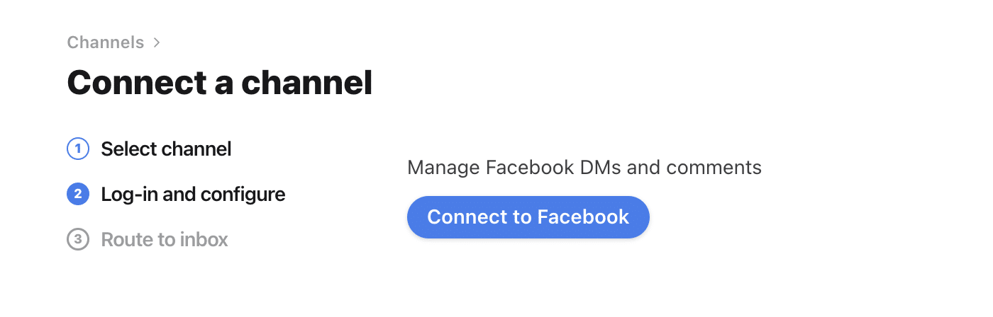 Connect to Facebook