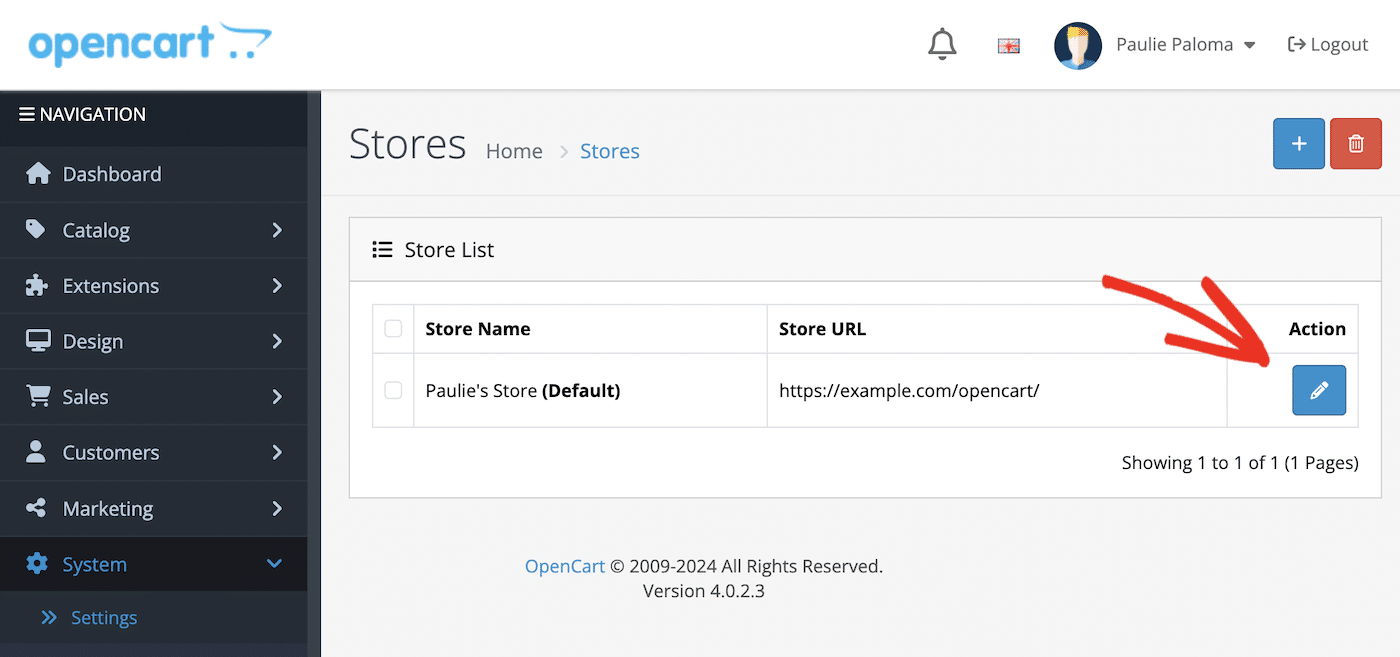 OpenCart Stores