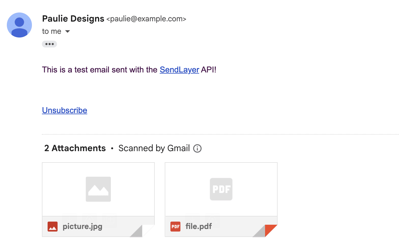 Email with multiple attachments