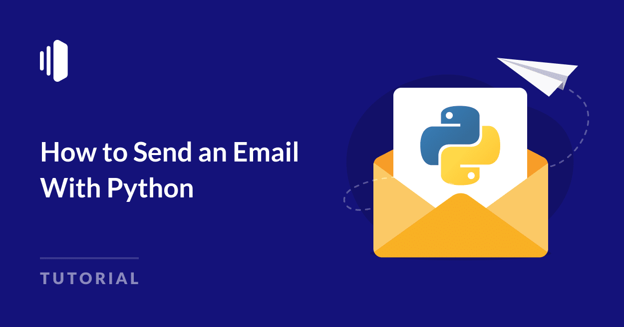 How to send an email with python