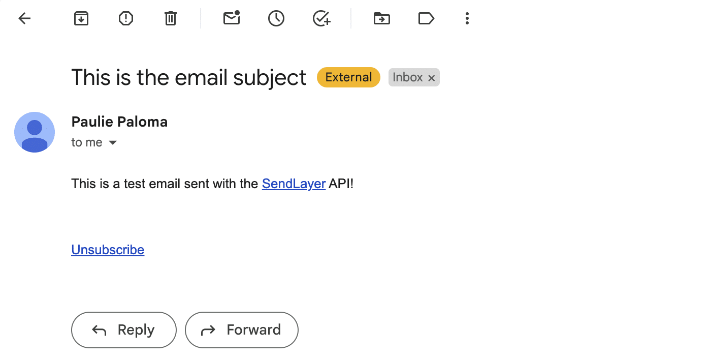 Send email with python using SendLayer API