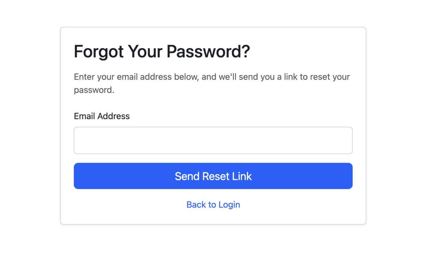 Django password reset form frontend display