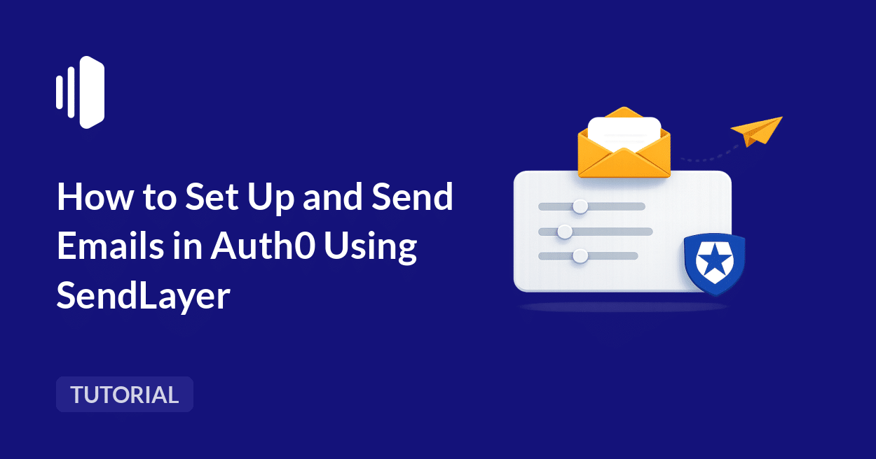 How to set up and send email in Auth0