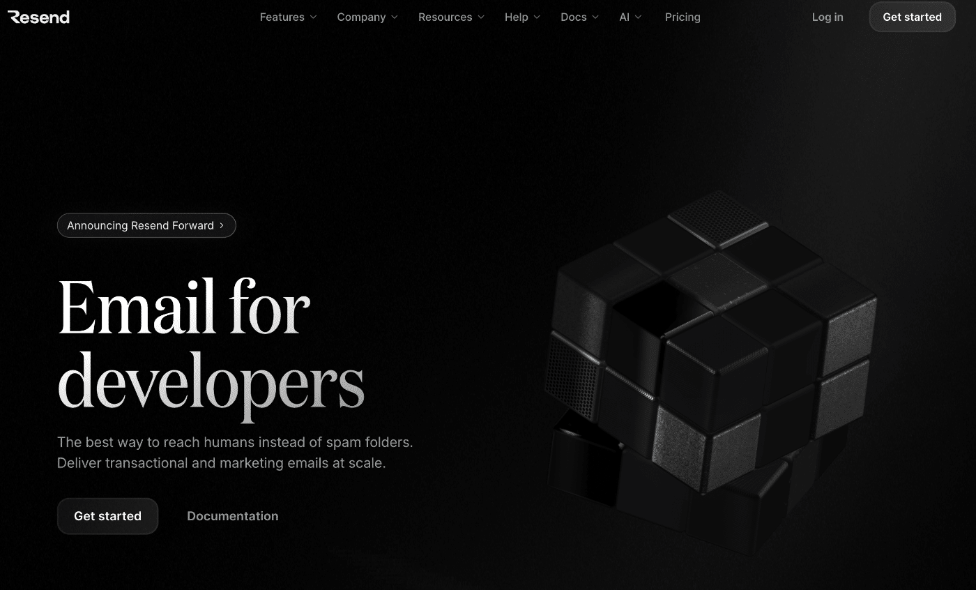 Resend email API