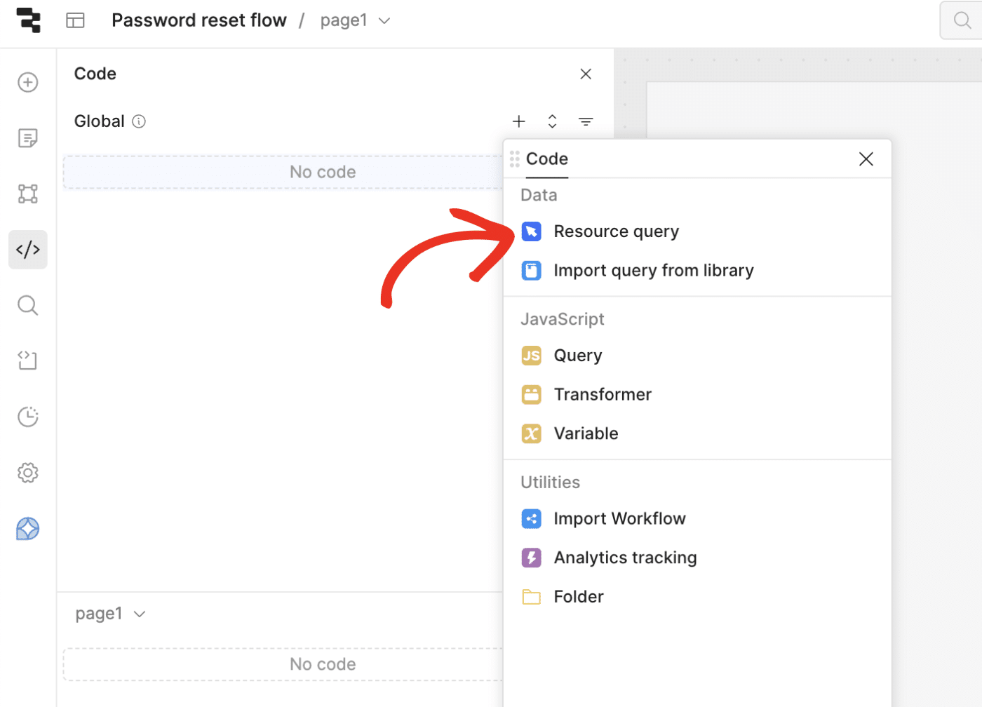 Add resource query